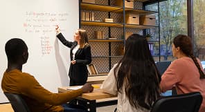 Pre-sessional course student